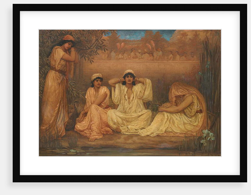 By the Waters of Babylon They Sat Down and Wept, 1853 by Kate Gardiner Hastings