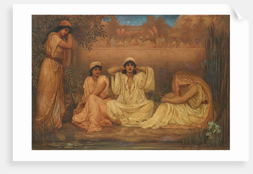 By the Waters of Babylon They Sat Down and Wept, 1853 by Kate Gardiner Hastings