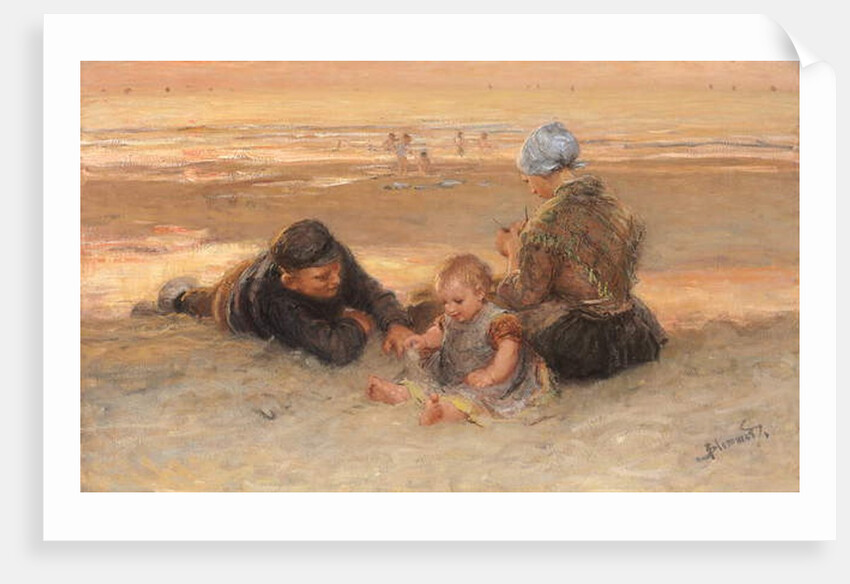 The Happy Family by Bernardus Johannes Blommers or Bloomers