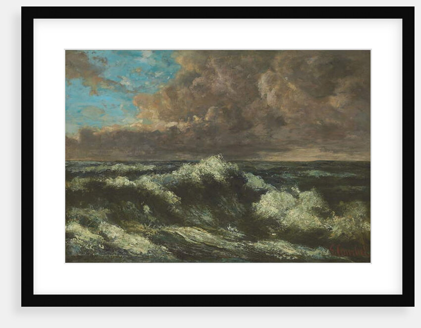 Seascape; Paysage de mer, c.1870 by Gustave Courbet