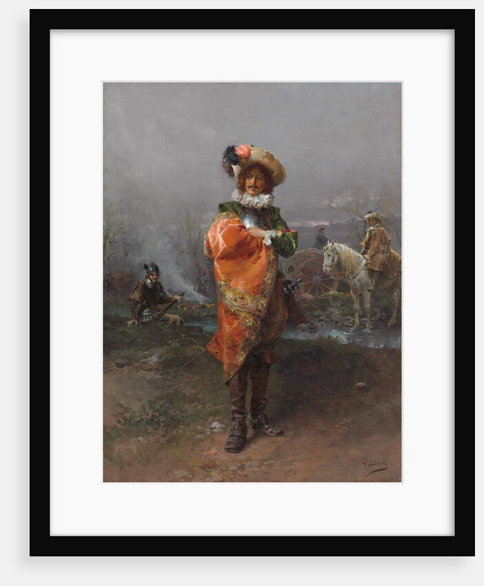 A Gentleman in a Cloak by Cesare-Auguste Detti