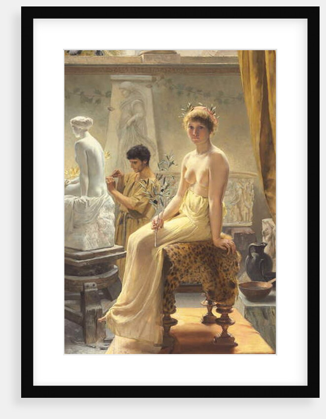 The Sculptor's Model by Angelo Courten