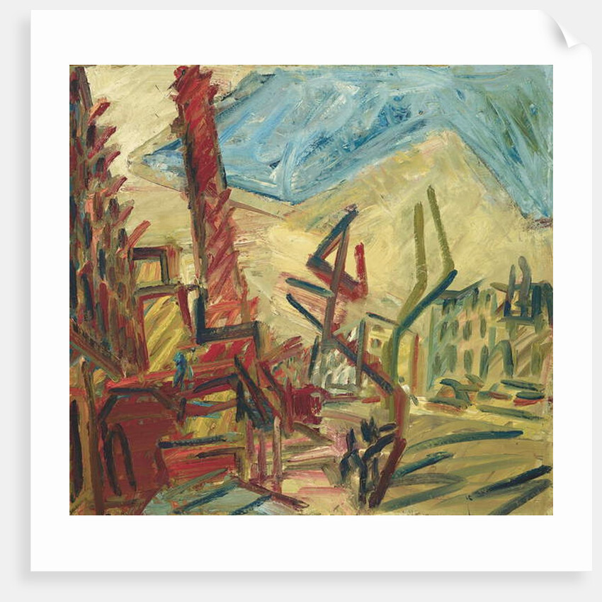 Tree in Mornington Crescent, 1991-92 by Henry Wallis