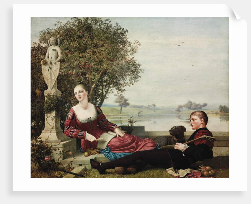 Heloise and Abelard, 1879 by Robert Bateman