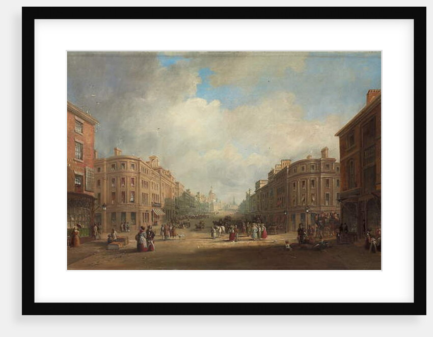 A Proposed Scheme for a New Street, Newcastle, 1831 by John Wilson Carmichael