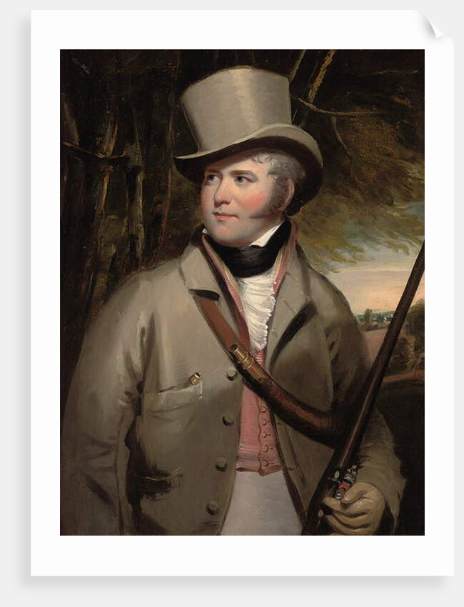 Portrait of a Gentleman with Sporting Gun in a Landscape by Ramsay Richard Reinagle