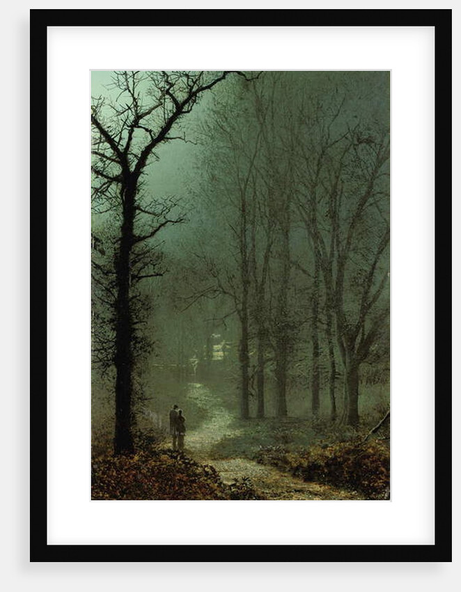 Lovers in a Wood by Moonlight, 1873 by John Atkinson Grimshaw