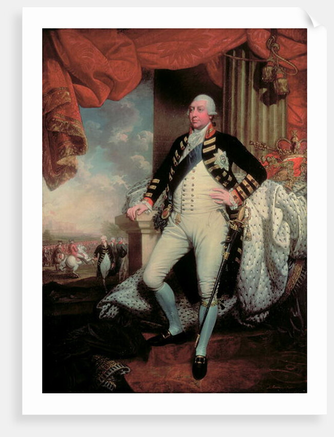 Portrait of George III by Mather Brown