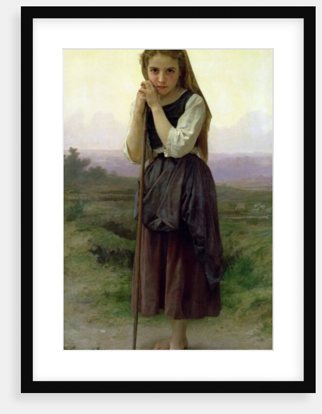A Little Shepherdess, 1891 by William-Adolphe Bouguereau