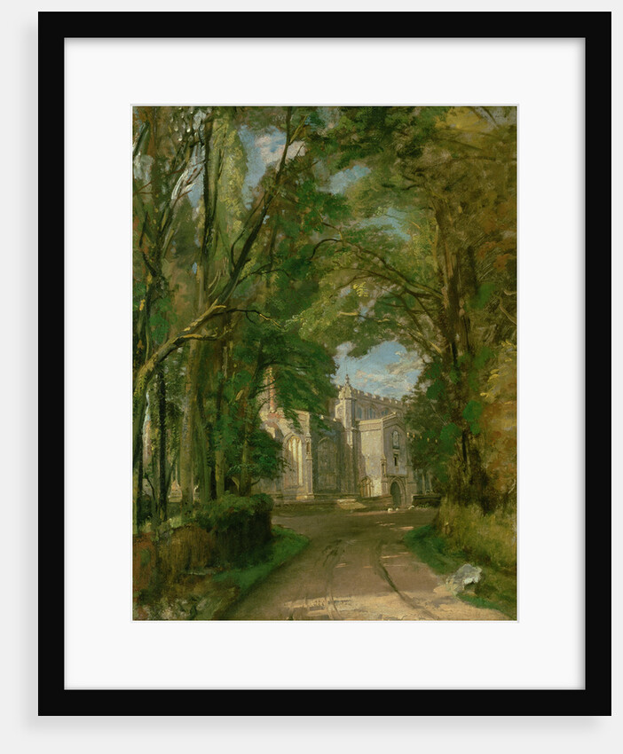 East Bergholt Church by John Constable