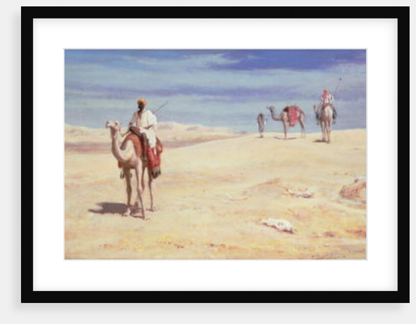 Arabs in the Desert by Frederick Goodall