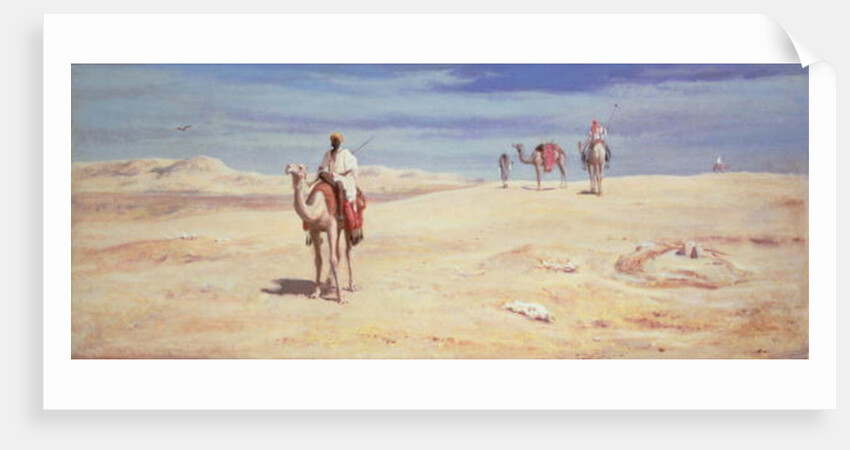 Arabs in the Desert by Frederick Goodall