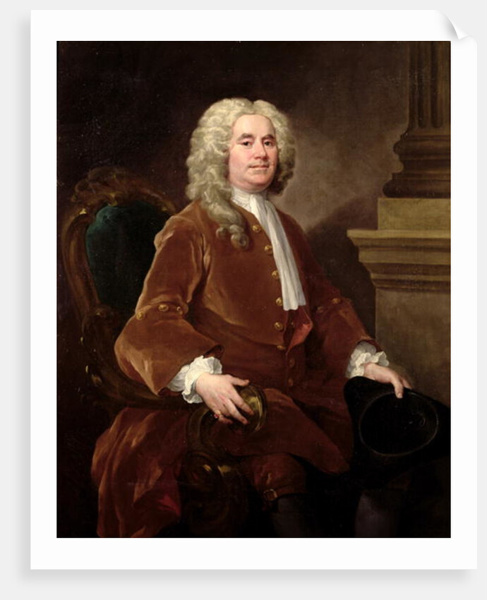 Portrait of William Jones, 1740 by William Hogarth