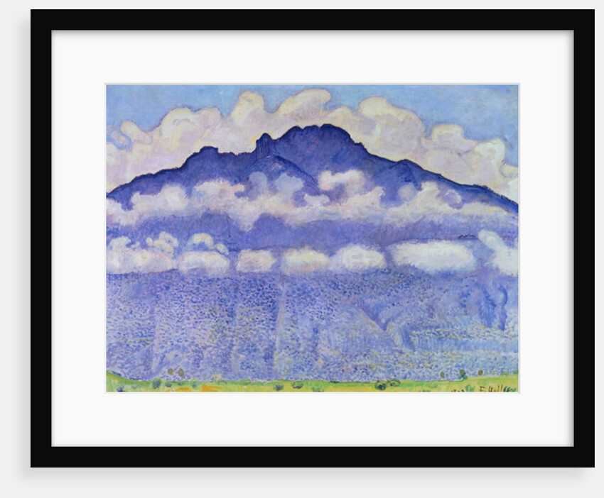 Andey Mountain, vue from Bonneville, 1909 by Ferdinand Hodler