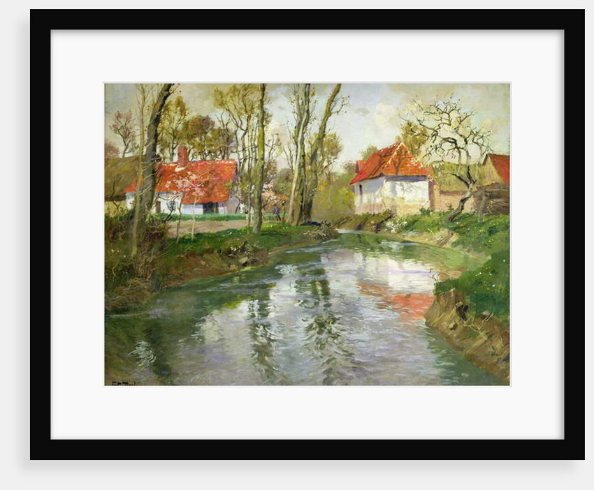 The Dairy at Quimperle by Fritz Thaulow