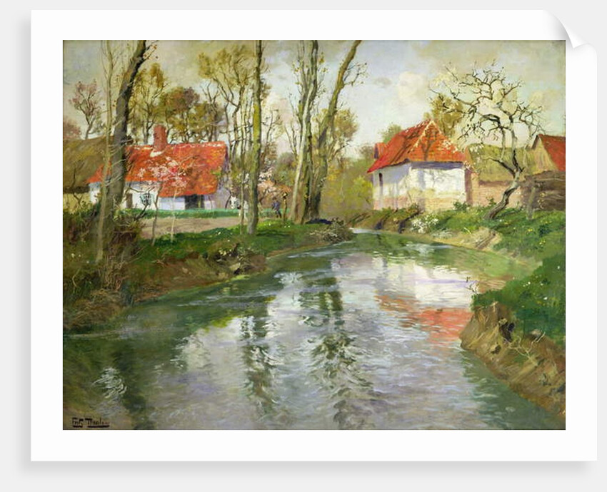 The Dairy at Quimperle by Fritz Thaulow