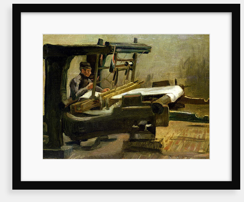 Weaver at the Loom, Facing Right, 1884 by Vincent van Gogh
