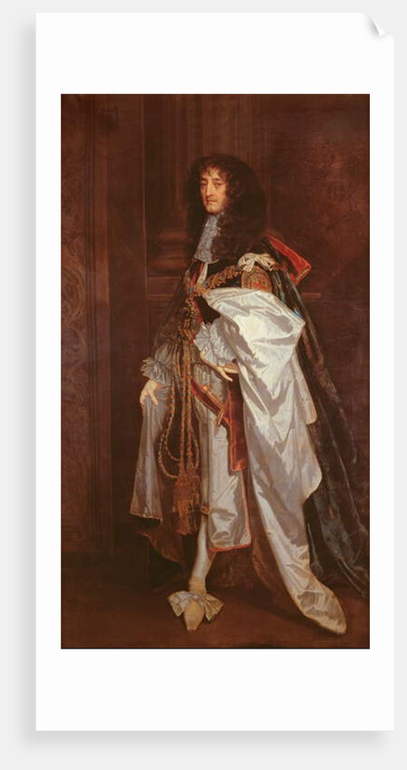 Portrait of Prince Rupert in Garter Robes by Peter Lely