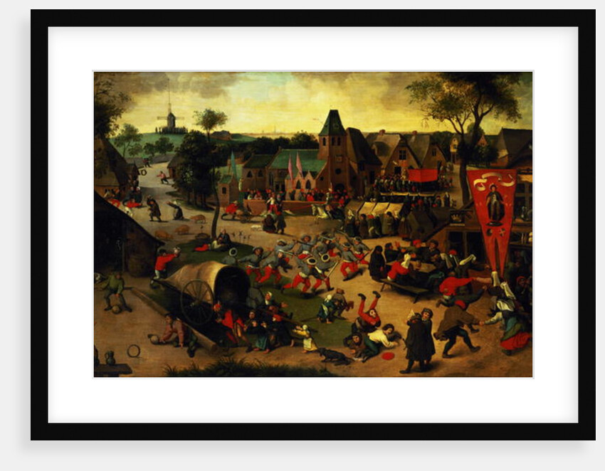 A Carnival on the Feast Day of St. George in a village near Antwerp by Abel Grimmer or Grimer