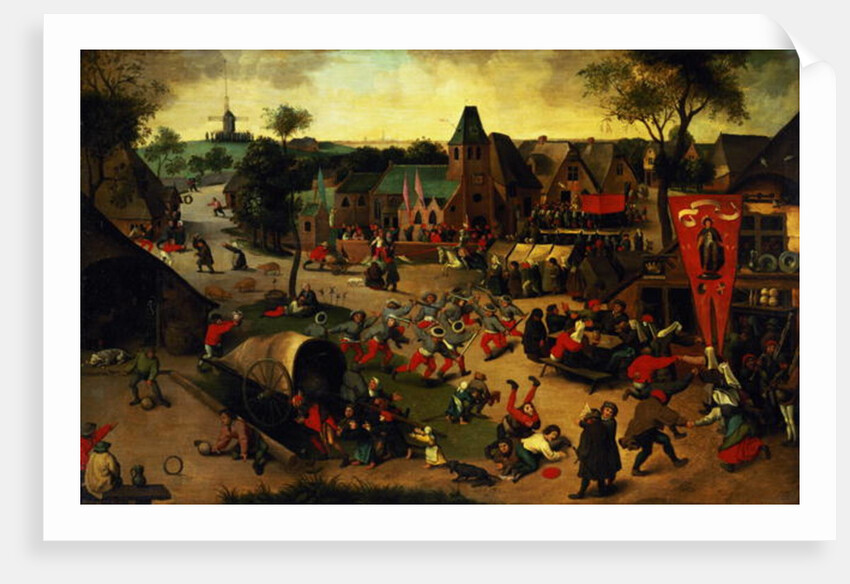 A Carnival on the Feast Day of St. George in a village near Antwerp by Abel Grimmer or Grimer