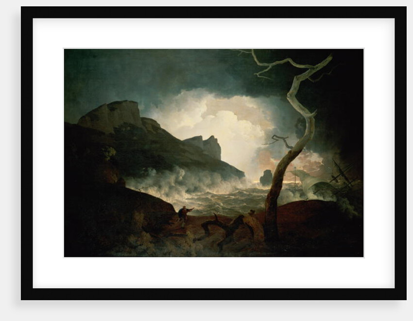 The Storm, Antigonus pursued by the Bear from 'The Winter's Tale', Act III, Scene 3, 1790 by Joseph Wright of Derby