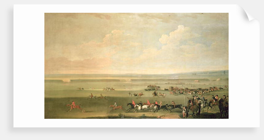 The Starting Post at Newmarket by John Wootton