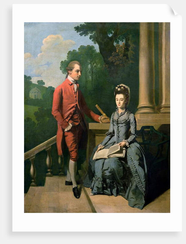Portrait of a gentleman and his wife by Francis Wheatley