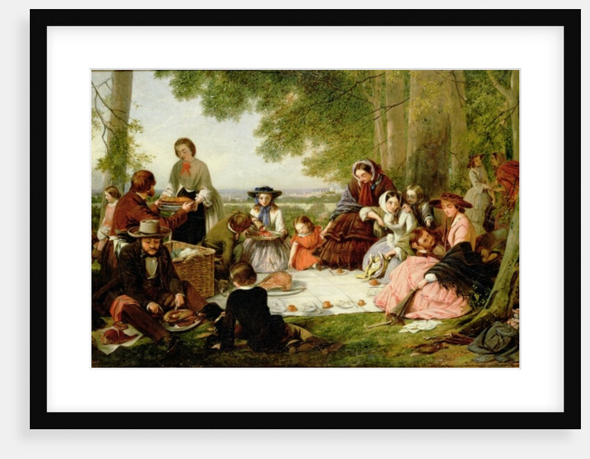 A Picnic, 1857 by Henry Nelson O'Neil