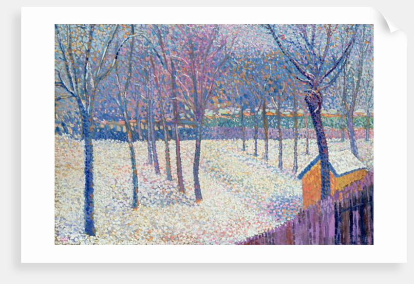 The Orchard under the Snow by Hippolyte Petitjean