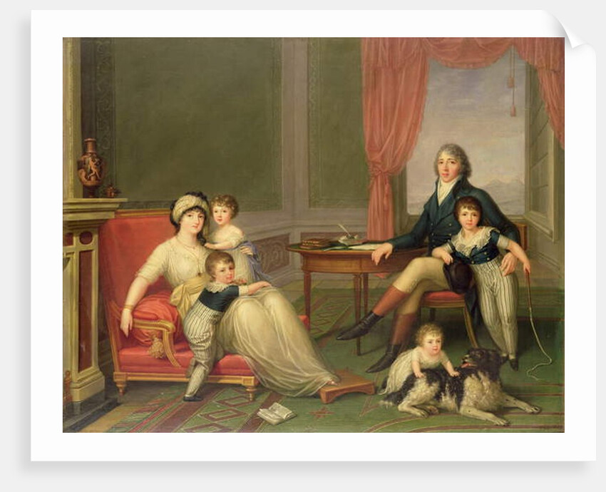 The Lambton Family in Italy, 1797 by Augusto Nicodemo