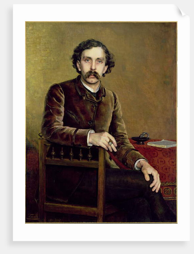 Portrait of Stephane Mallarme, 1887 by Francois Nardi
