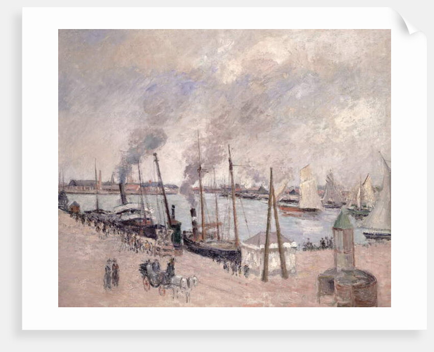 The Port of Le Havre by Camille Pissarro