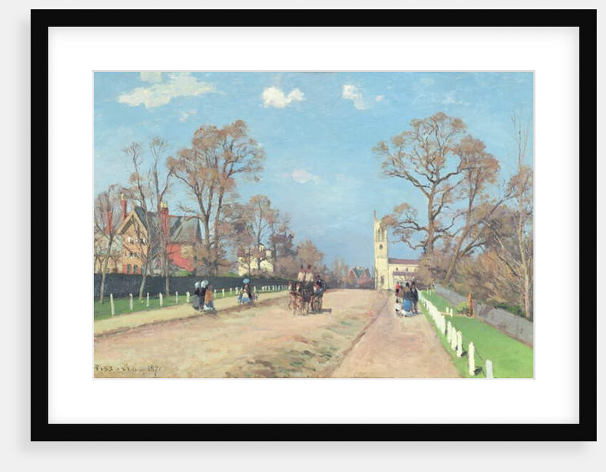 The Road to Sydenham, 1871 by Camille Pissarro