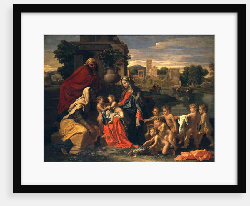 The Holy Family with the Infant St. John the Baptist and St. Elizabeth by Nicolas Poussin