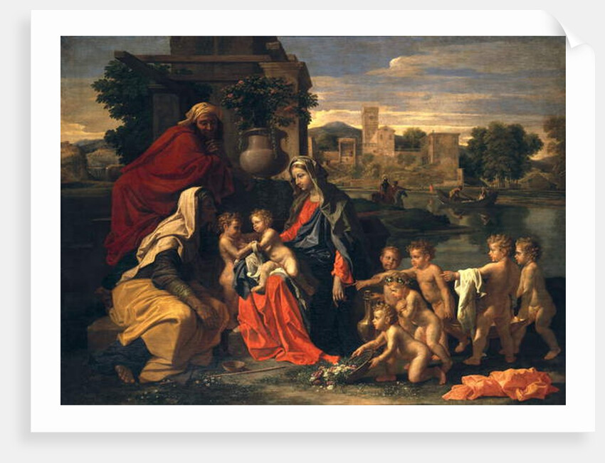 The Holy Family with the Infant St. John the Baptist and St. Elizabeth by Nicolas Poussin