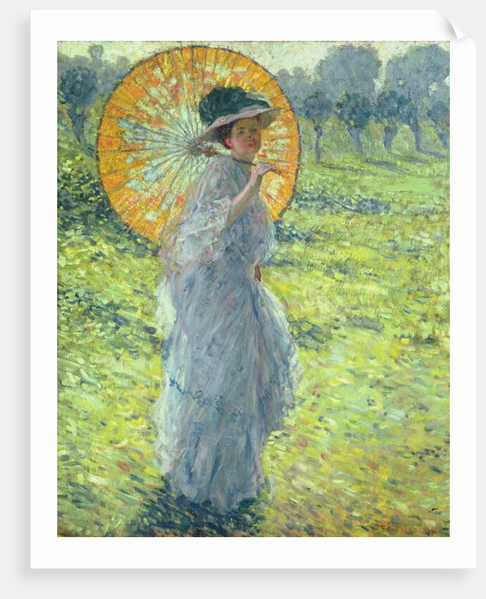 Woman with a Parasol, c. 1906 by Frederick Carl Frieseke