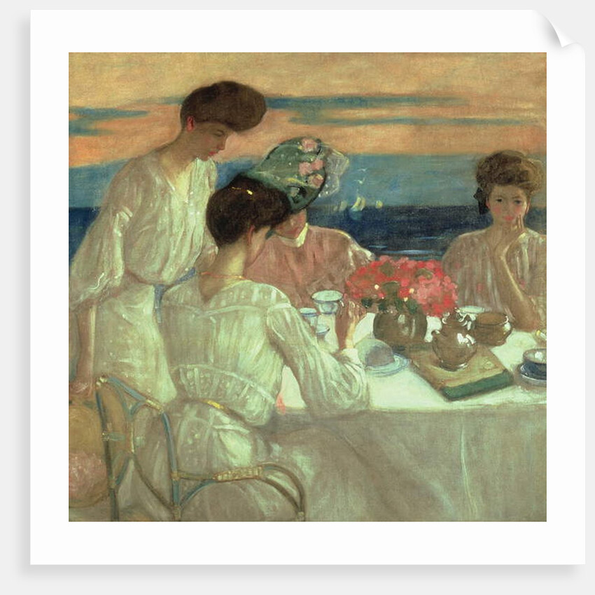 Afternoon Tea on the Terrace by Frederick Carl Frieseke