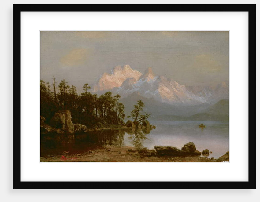 Mountain Canoeing by Albert Bierstadt