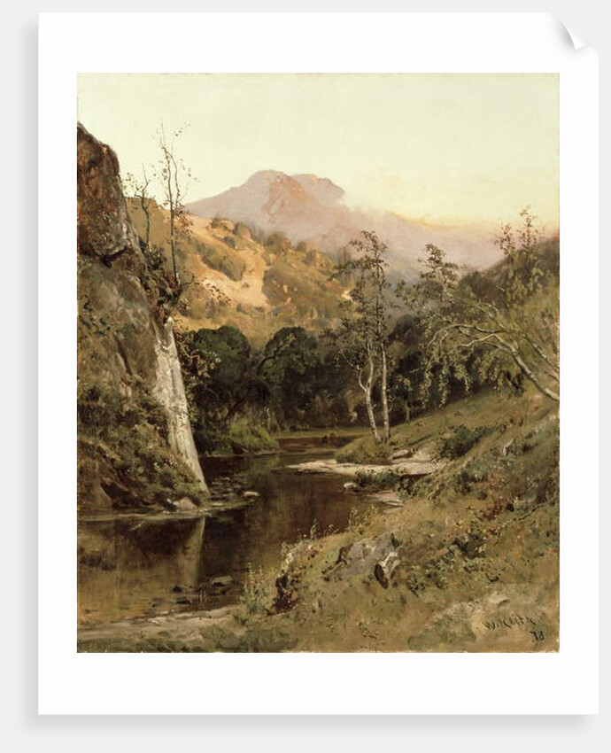 Mount Tamalpais from Lagunitas Creek, 1878 by William Keith