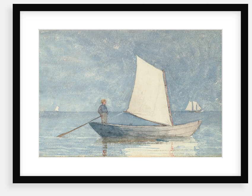 Sailing a Dory, 1880 by Winslow Homer