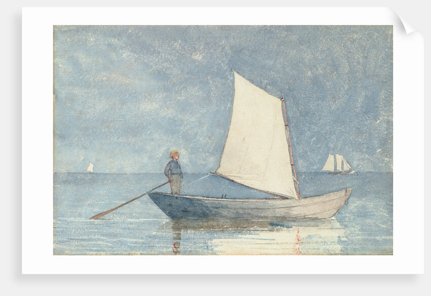 Sailing a Dory, 1880 by Winslow Homer
