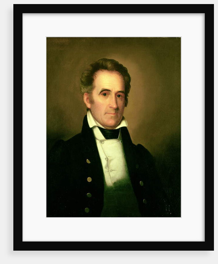 Portrait of Richard Mentor Johnson by Rembrandt Peale