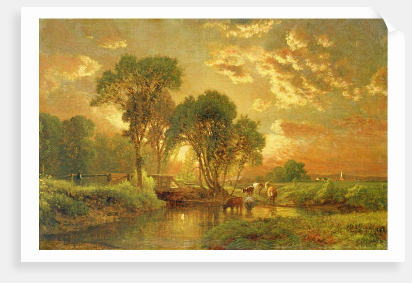 Medfield, Massachusetts by George Snr. Inness
