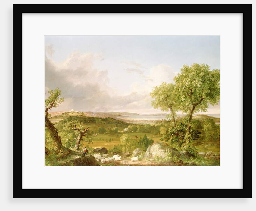 View of Boston by Thomas Cole