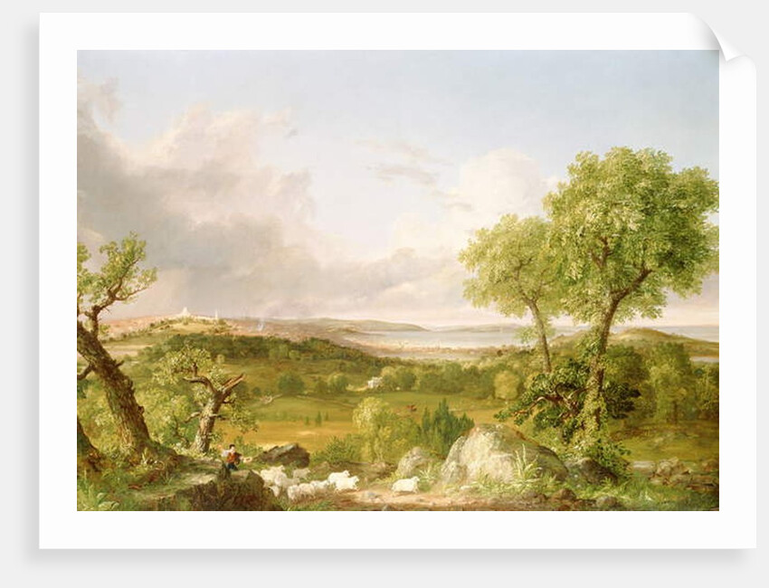 View of Boston by Thomas Cole