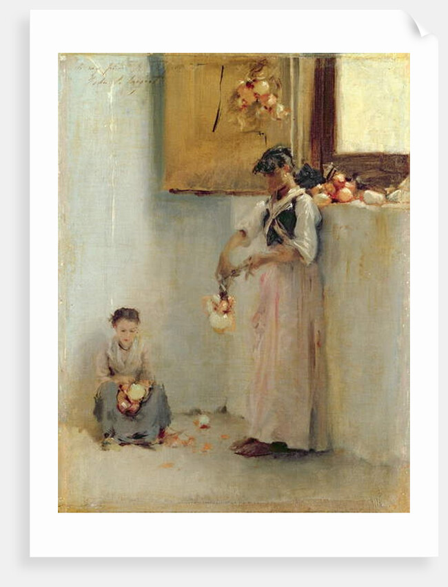 Stringing Onions, c.1882 by John Singer Sargent