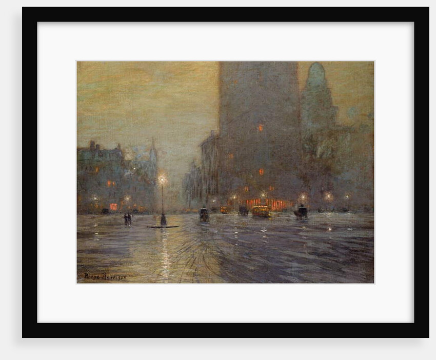 Madison Square, Rainy Night by Lowell Birge Harrison
