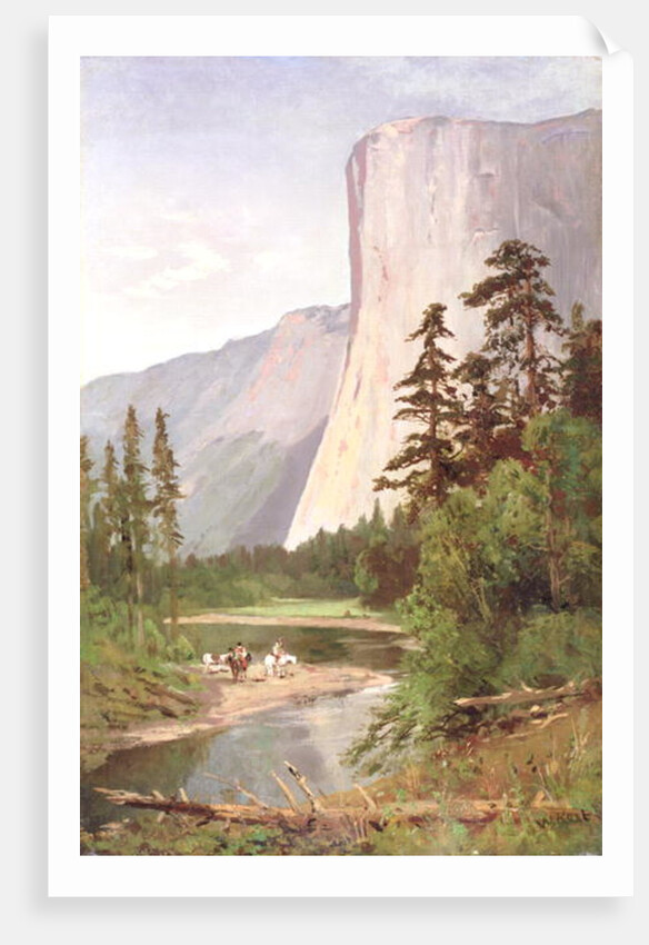 El Capitan, Yosemite Valley by William Keith