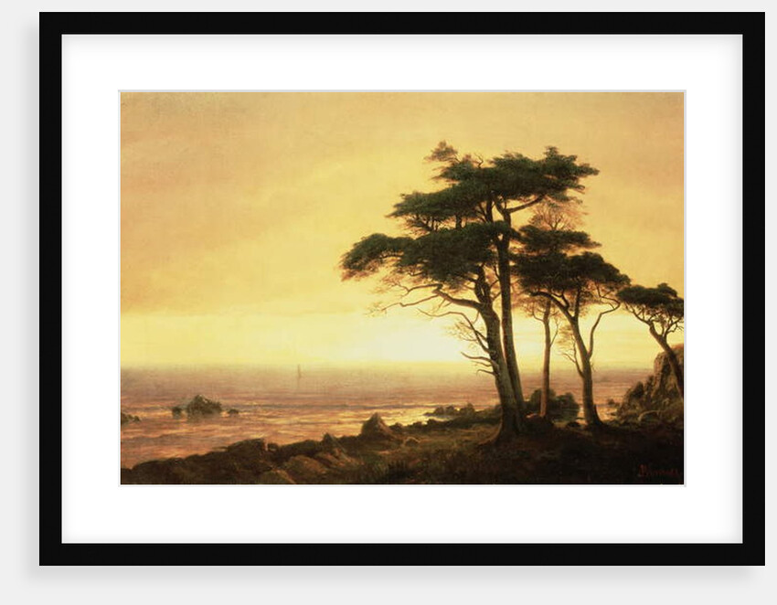 California Coast by Albert Bierstadt