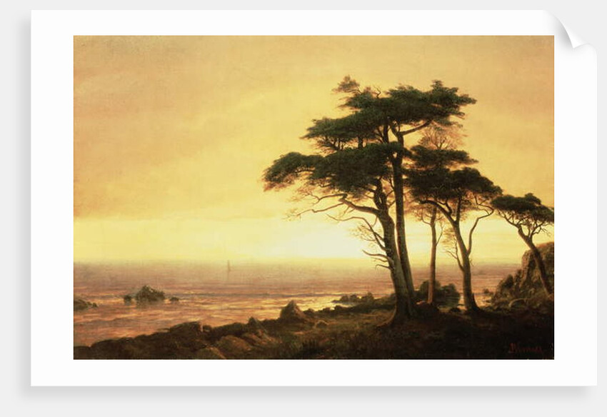 California Coast by Albert Bierstadt